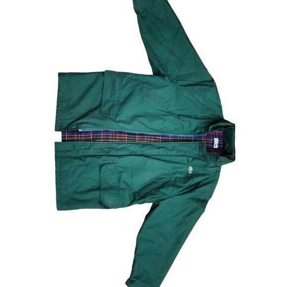 Vintage Plaid Lined Lacoste Jacket Large Green - Picture 9 of 15